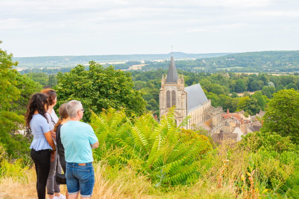 Montfort l'Amaury depuis la tour Anne de Bretagne
