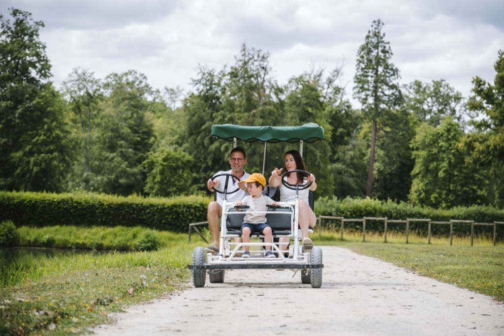 Rosalie en famille au château de Rambouillet