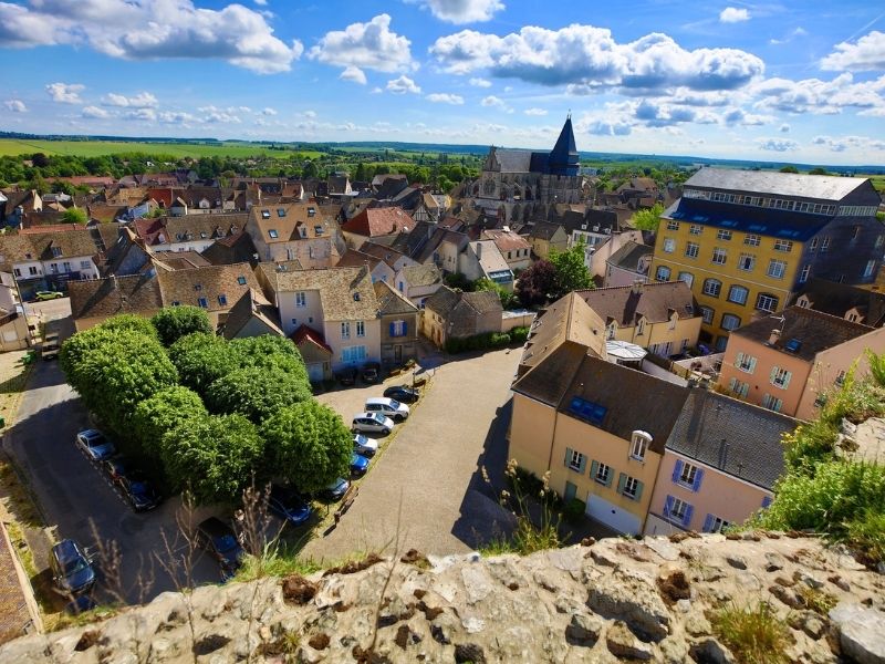 Houdan - vue du donjon