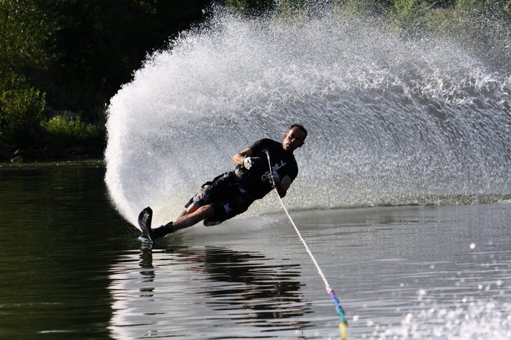 Ski Nautique Club Triel - Pascal en monoski
