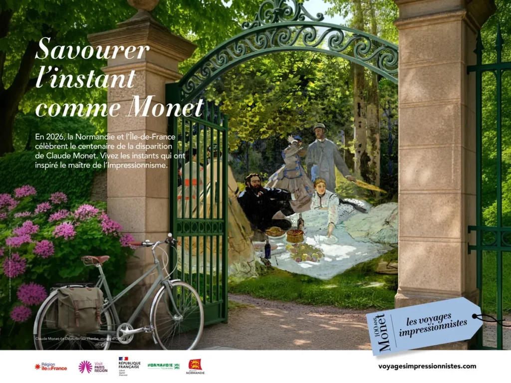 visuel 100 ans Monet destination impressionniste