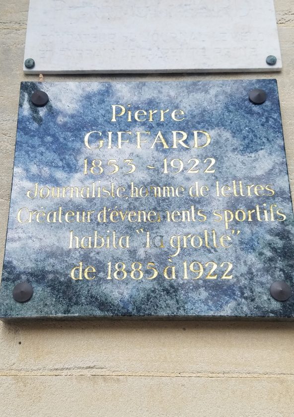 Plaque commémorative de Pierre Giffard