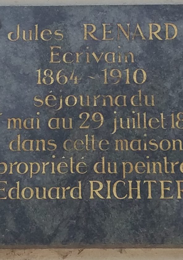 Plaque commémorative de Jules Renard