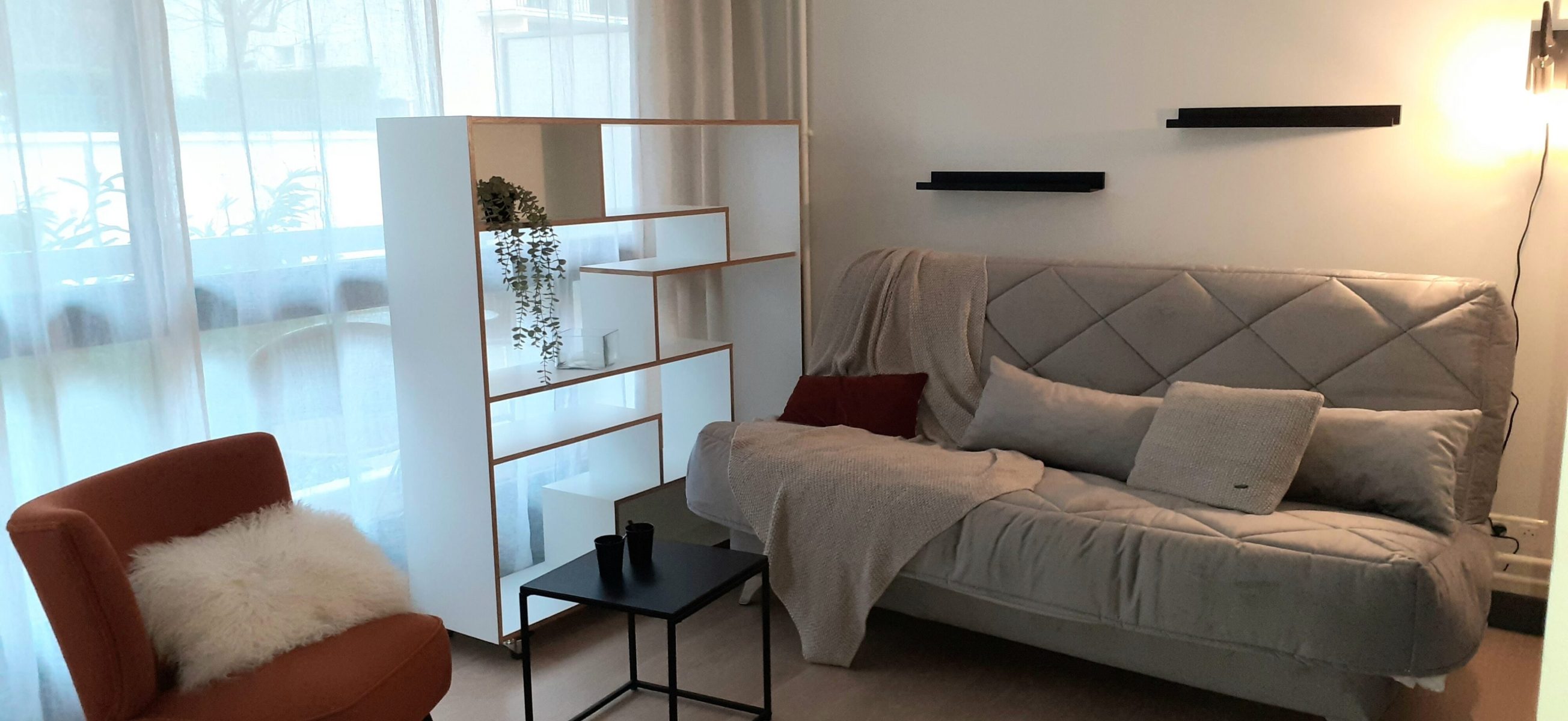 Studio meublé au Pecq, location touristique