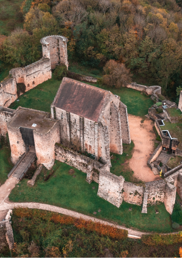 Château de la Madeleine automne