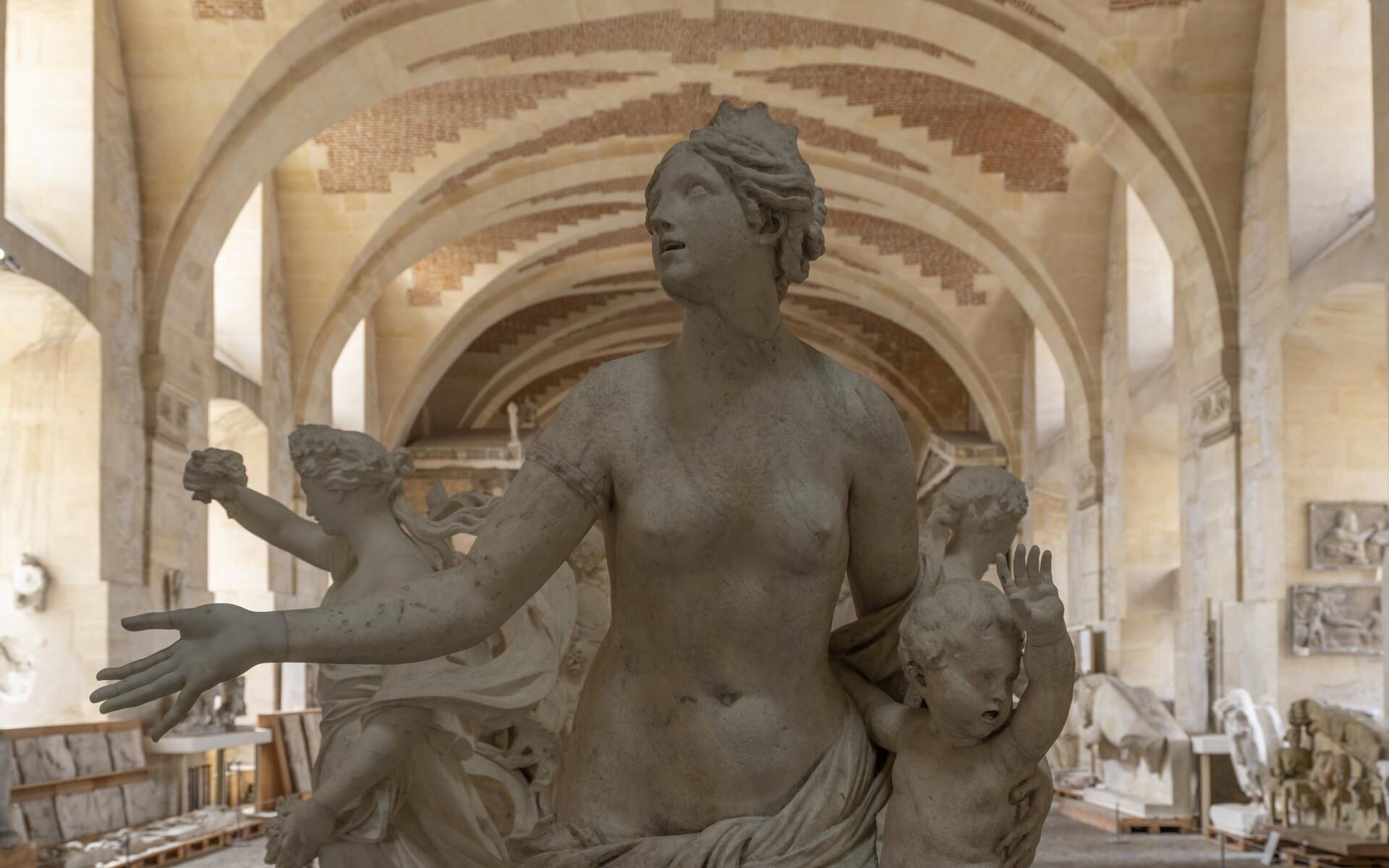 Galerie des Sculptures et des Moulages_Versailles