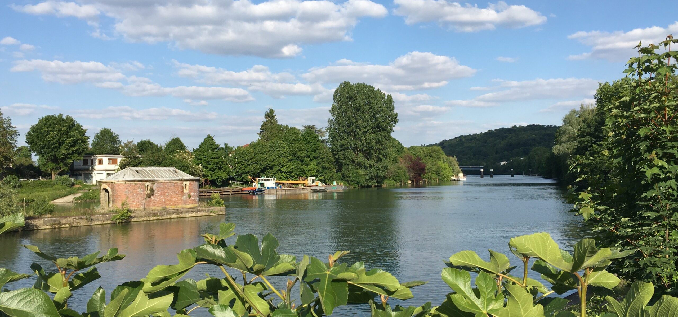 Bougival vue de la Seine