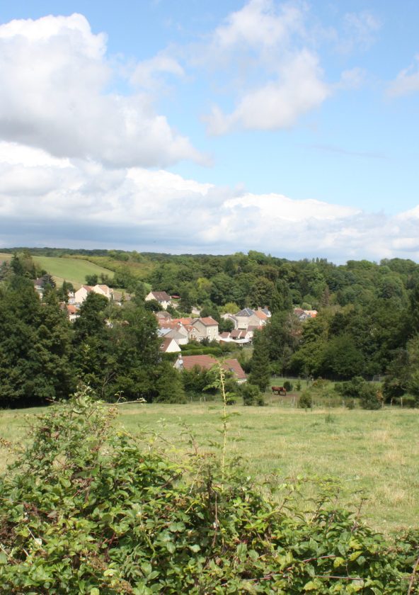 Vue sur Oinville-sur-Montcient