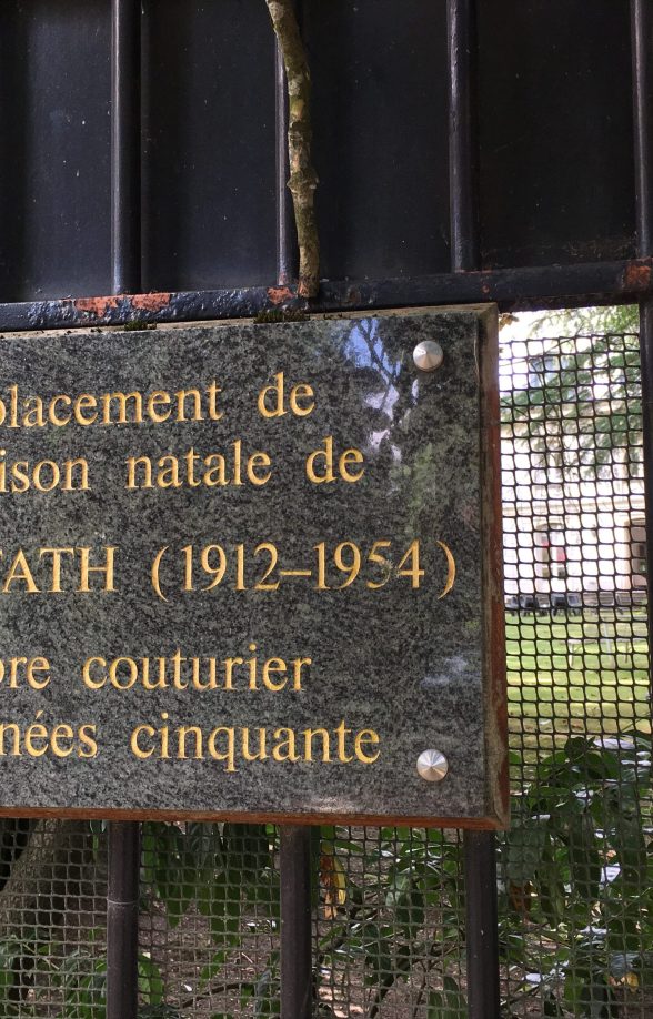 Plaque Jacques Fath