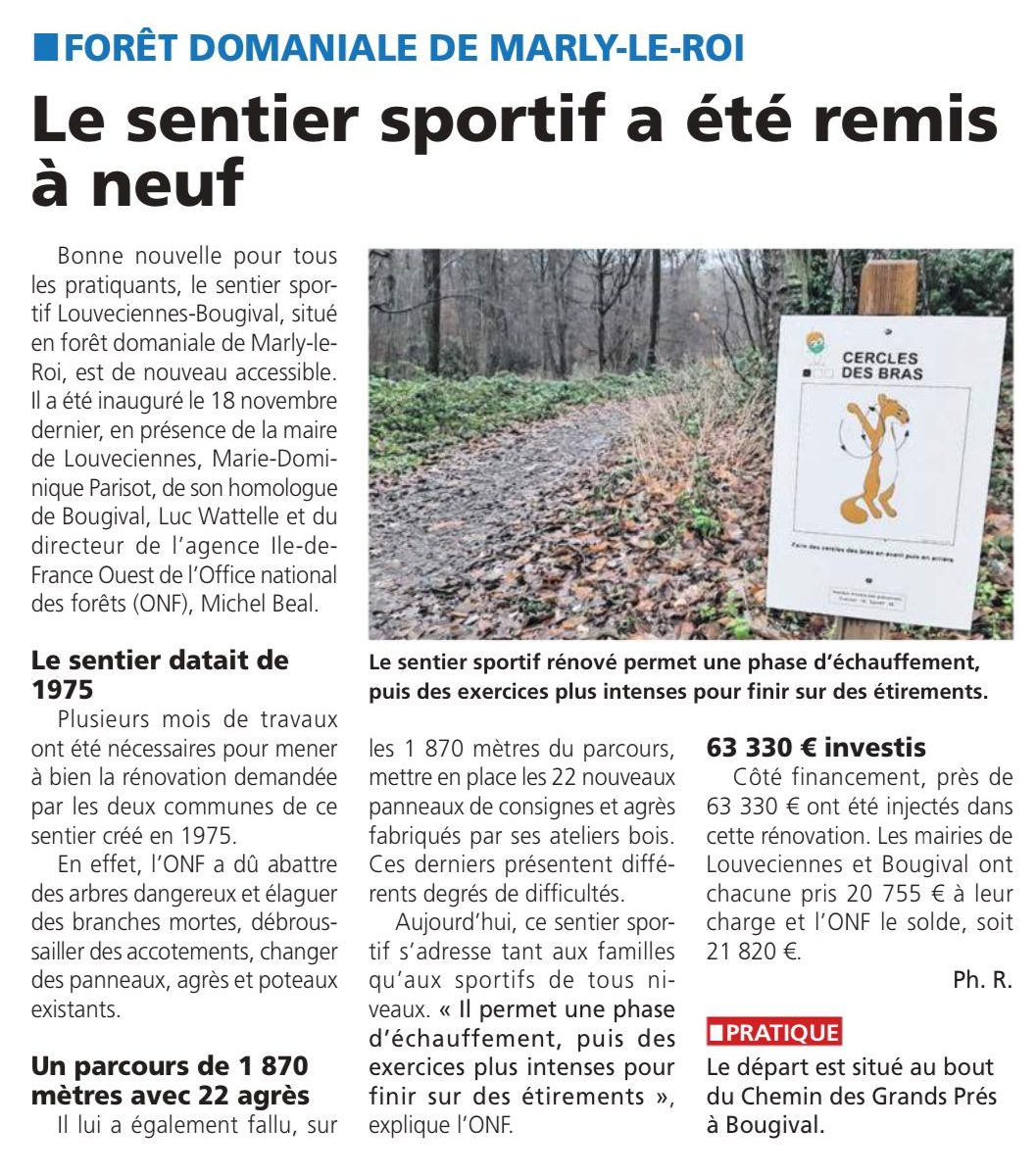 Art. Nouvelles de Versailles 28/12/2022