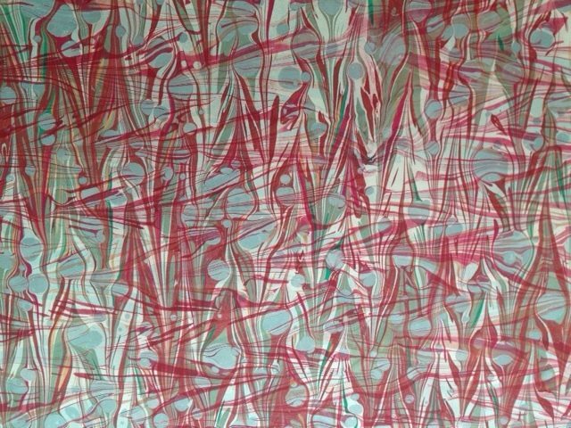 Katalin Perry, marbreur sur papier