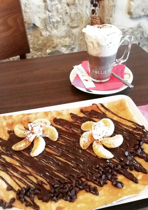 Crêpe au chocolat