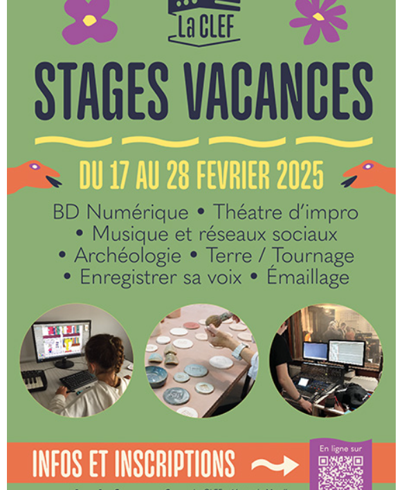 Stages vacances d’hiver à La CLEF_Saint-Germain-en-Laye