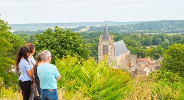 Montfort l'Amaury depuis la tour Anne de Bretagne