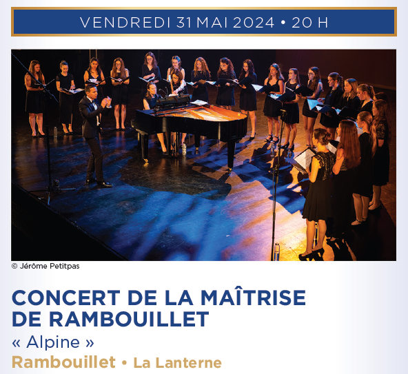 Concert de la maîtrise de Rambouillet "Alpine"-Lanterne, RBT