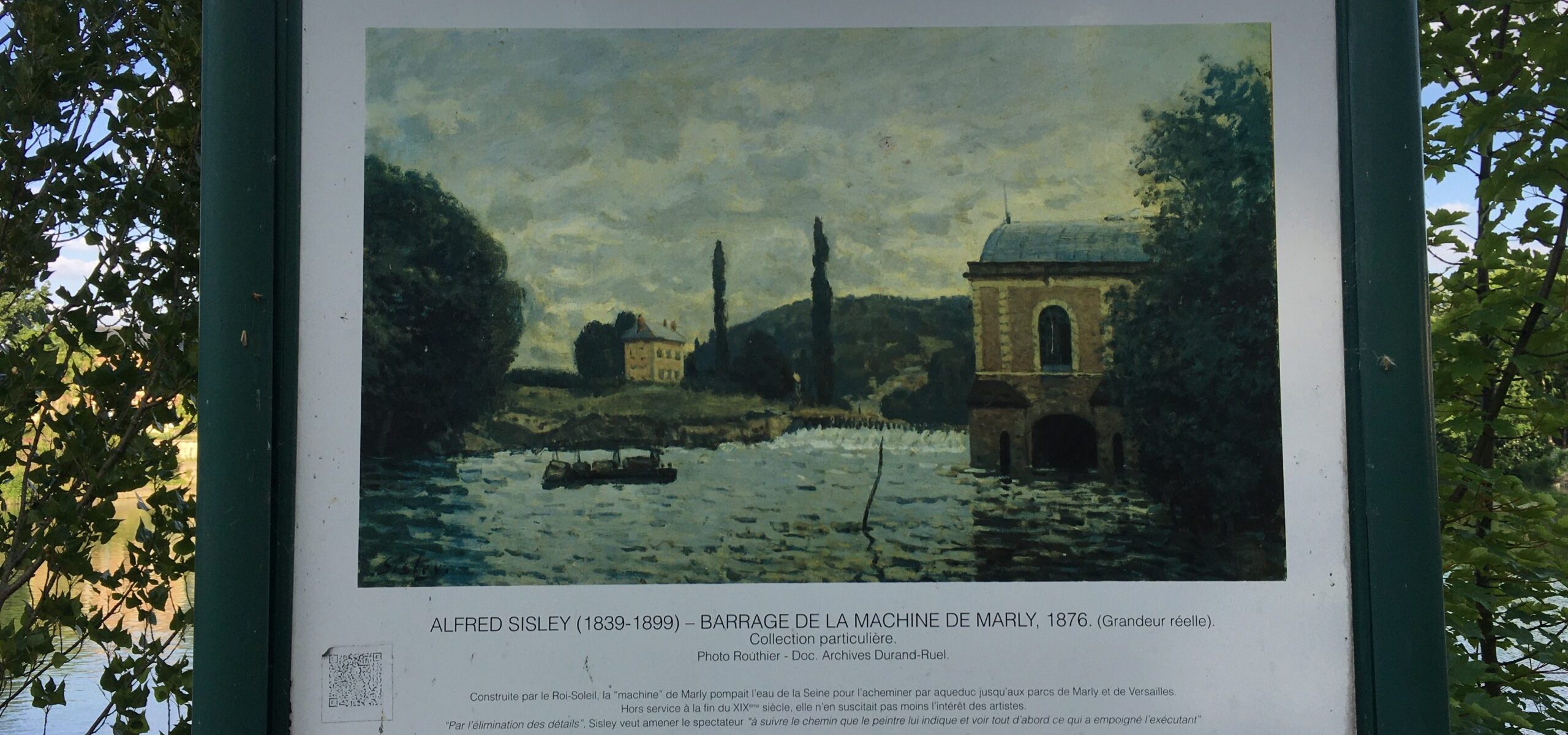 Sisley, Barrage de la Machine