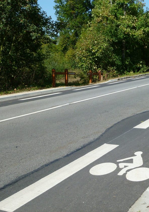 itinéraire de randonnée à vélo en forêt de Marly