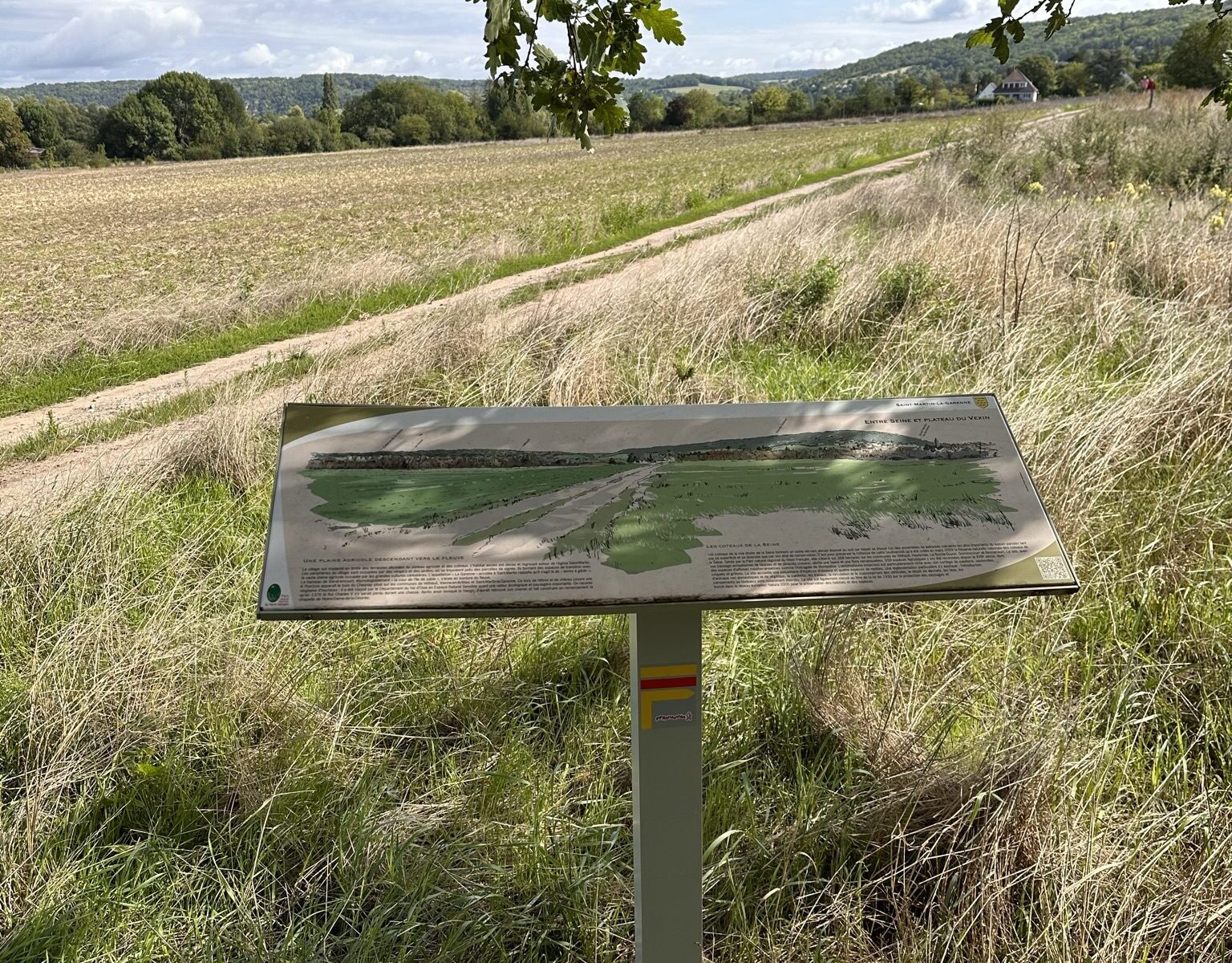 Table d'orientation à Saint-Martin-la-Garenne