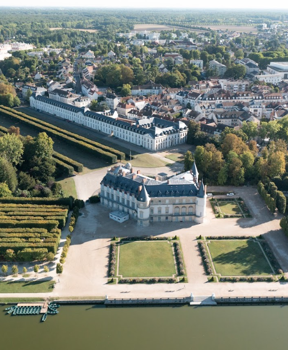 Rambouillet, vue drone