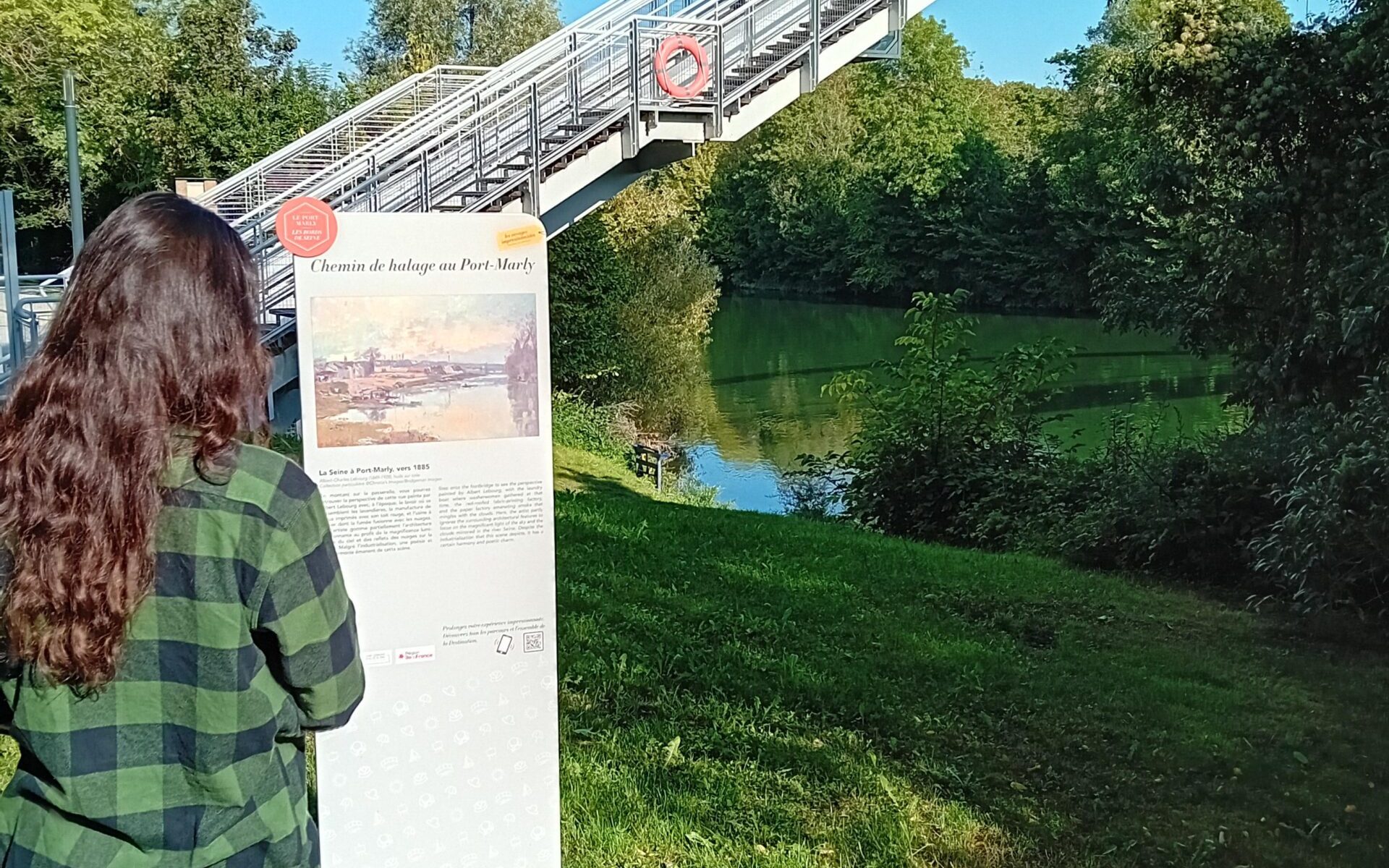 Chemin des Impressionnistes au ¨Port-Marly