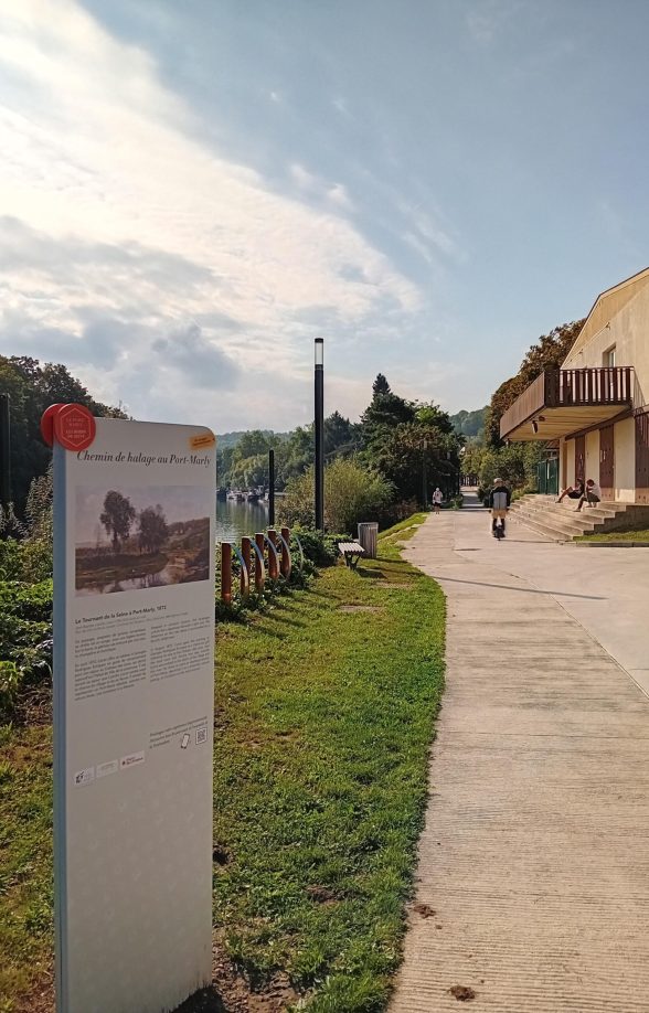 Chemin des Impressionnistes au ¨Port-Marly