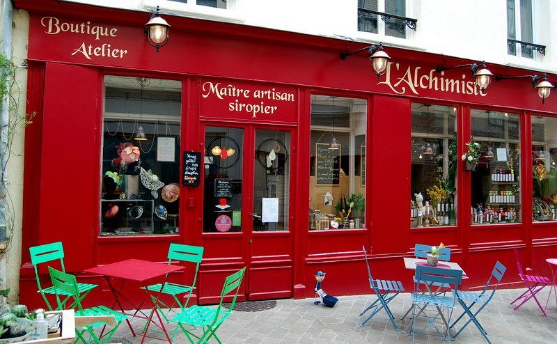 La vitrine de l'Alchimiste