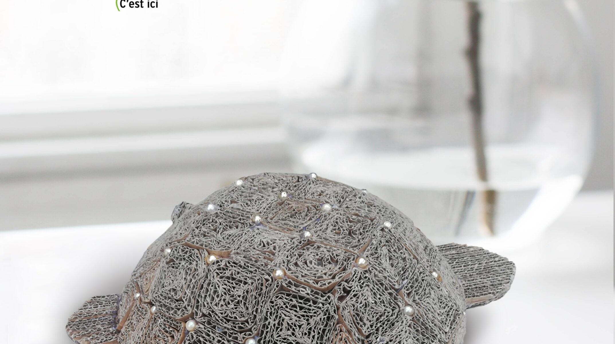 Sculpture tortue (en carton)