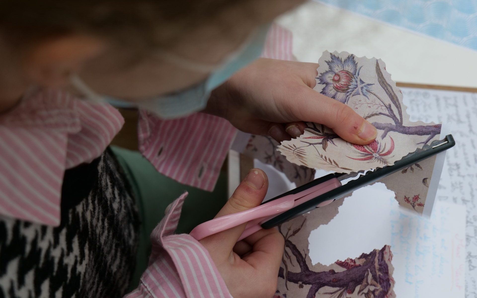 Atelier pendant les vacances scolaires au Musée de la Toile de Jouy