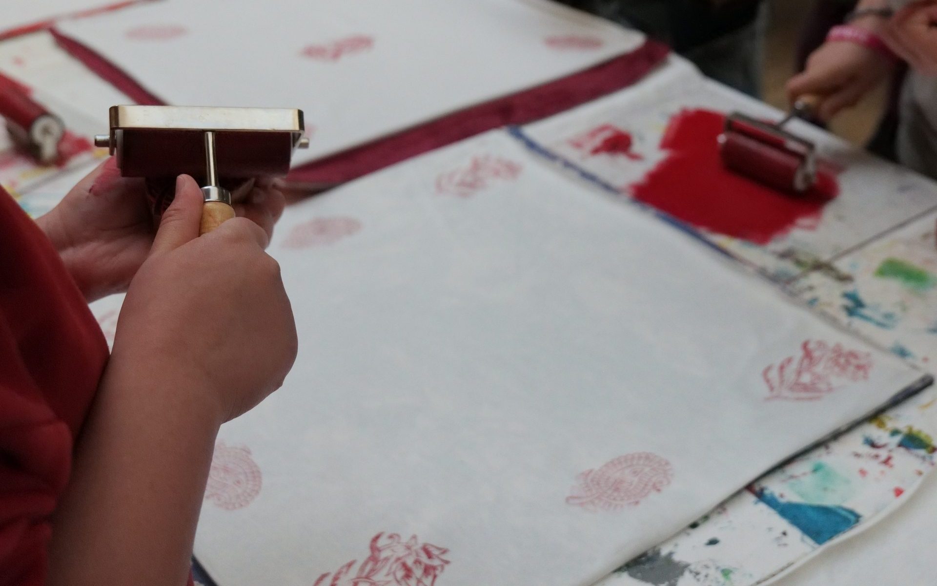 Atelier pendant les vacances scolaires au Musée de la Toile de Jouy