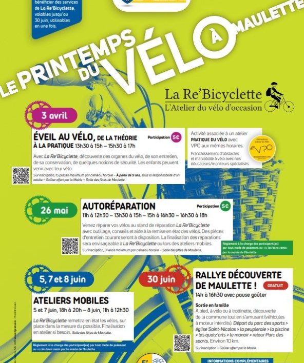 Printemps du vélo à Maulette