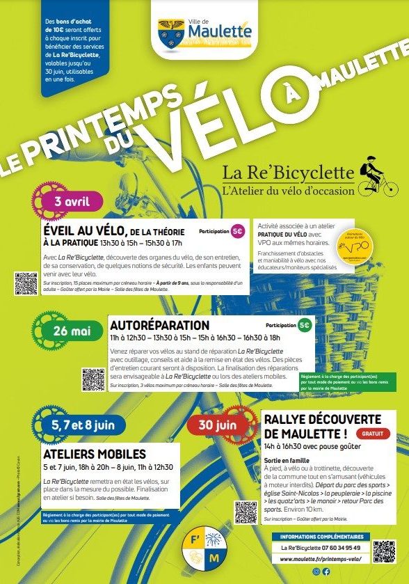 Printemps du vélo à Maulette