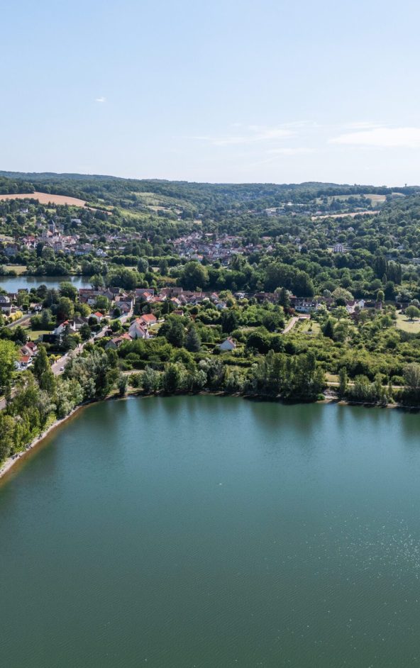 Moisson vue du ciel