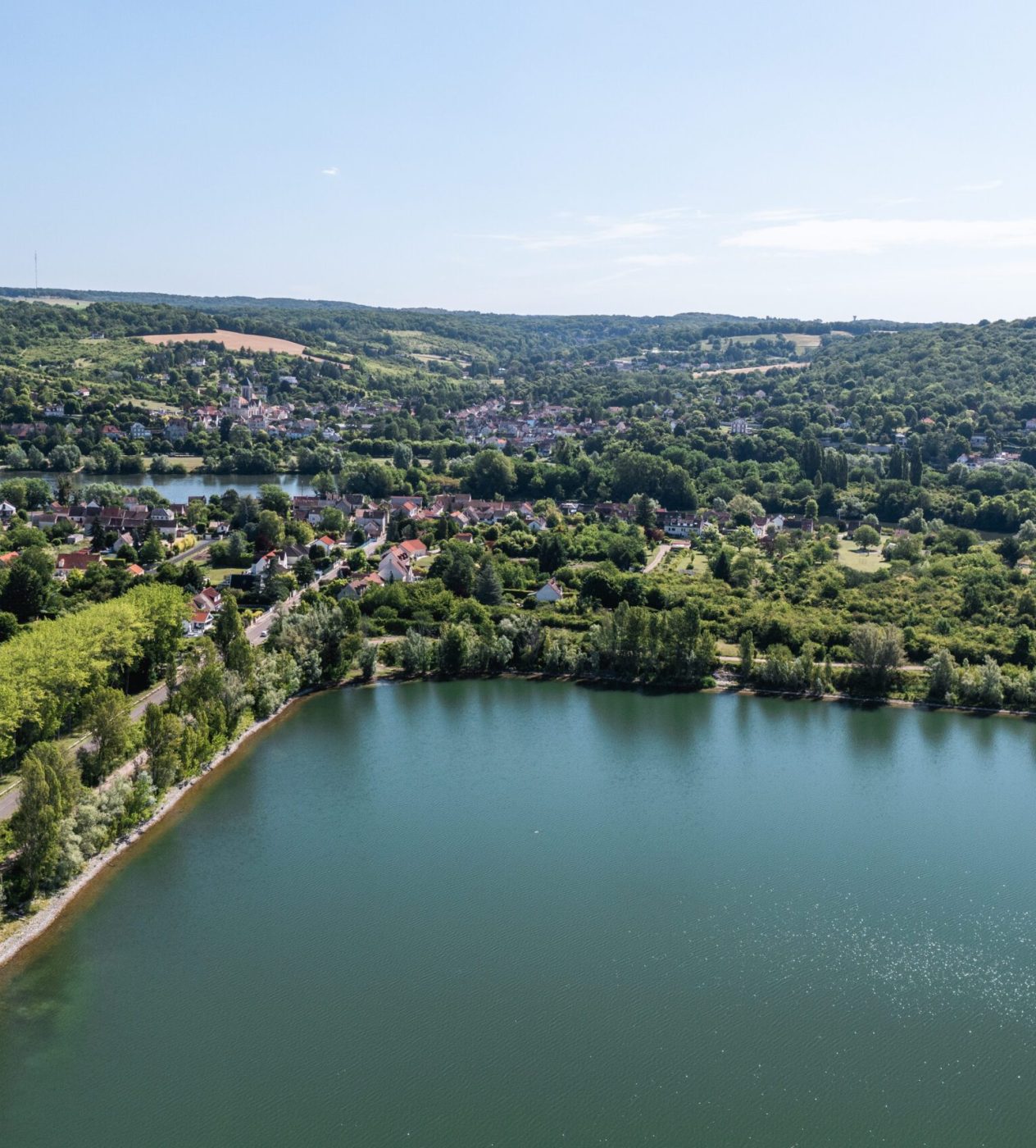 Moisson vue du ciel