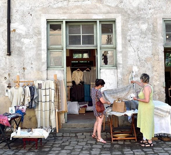 Production de tissage artisanal