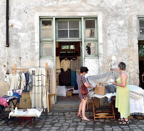 Production de tissage artisanal