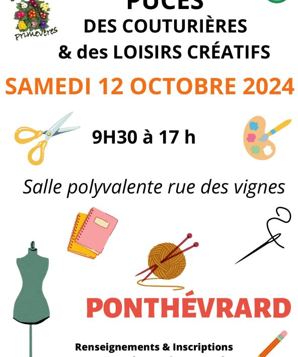 Puces couturières-Ponthévrard