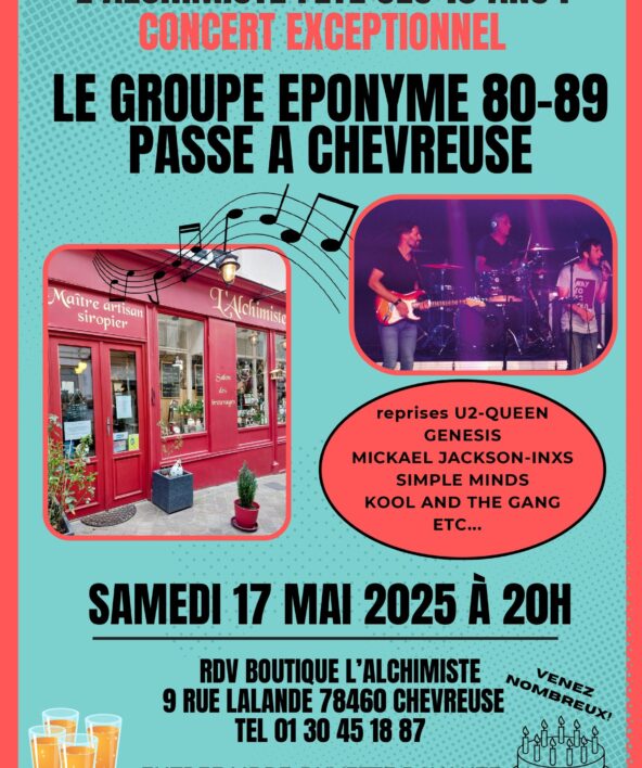 concert 10 ans l'Alchimiste à Chevreuse