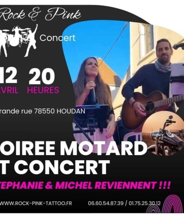 Soirée motard et concert_Houdan