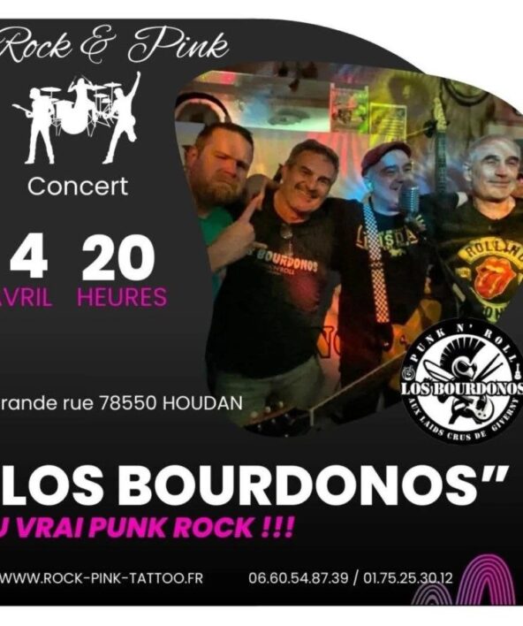 Concert "Los Bourdonos" (punk rock)_Houdan