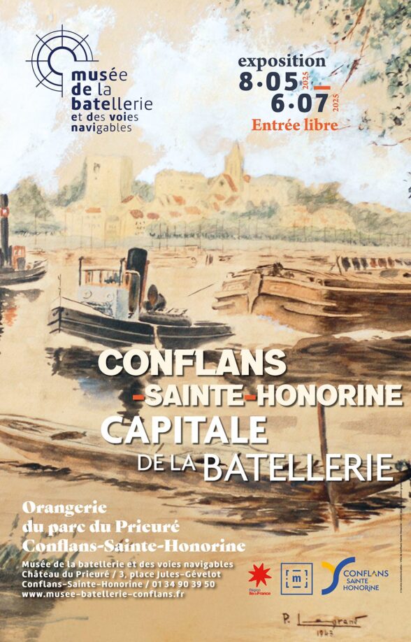 affiche « Conflans-Sainte-Honorine, Capitale de la Batellerie »