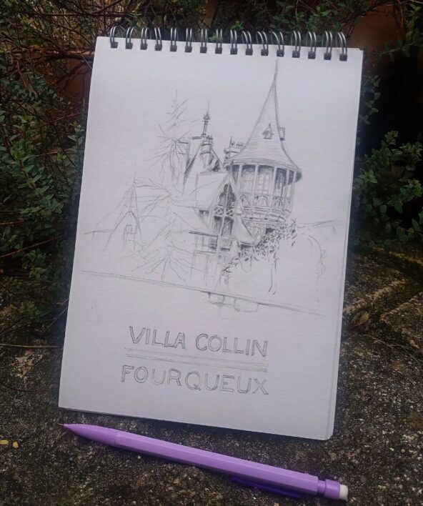 Visite-atelier à Fourqueux "en mot et en croquis"_Fourqueux