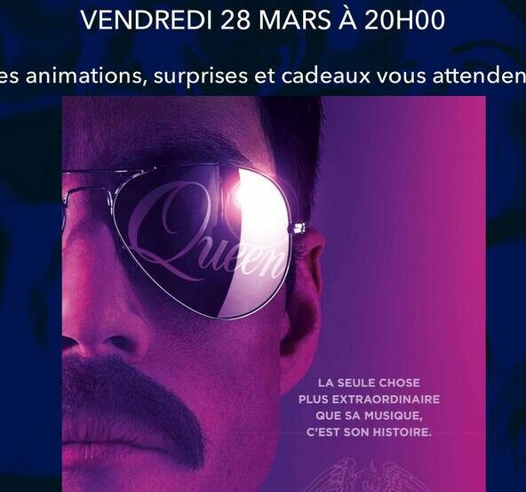 Séance eceptionnelle du film "Bohemian Rhapsody"_Versailles