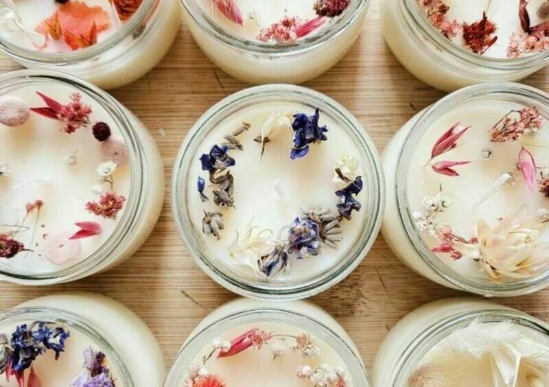 Esprit Jardin - Atelier bougie aux fleurs séchées_Versailles