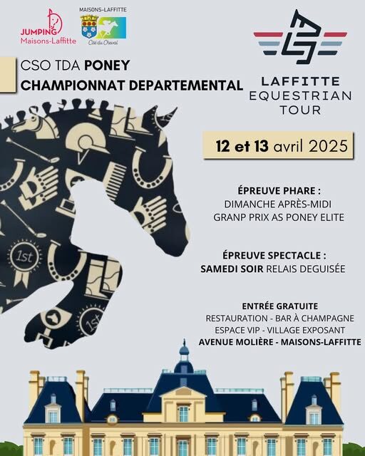 Concours de Saut d'obstacles – Grand Prix As Poney Élite – Championnat Départemental_Maisons-Laffitte
