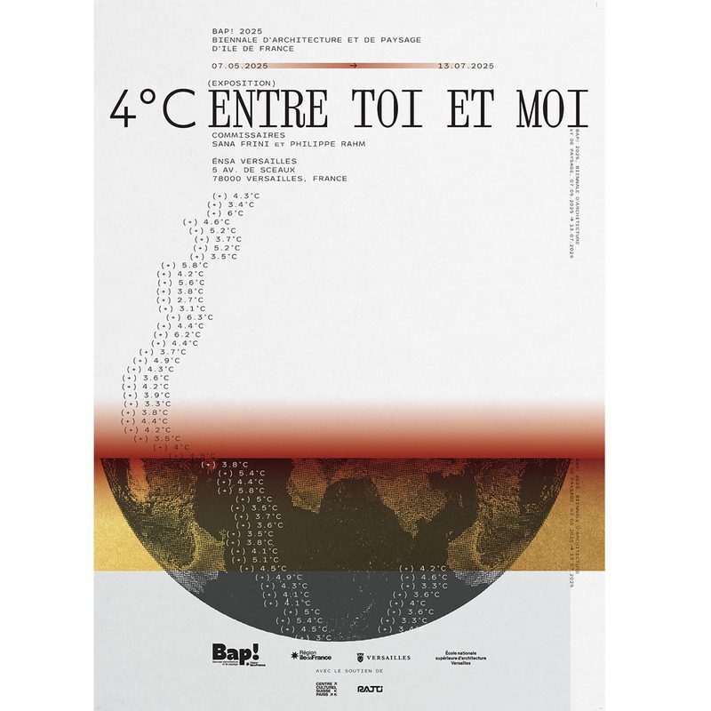 3e Biennale d’architecture et de paysage - Expo "4° Celsius entre toi et moi"_Versailles