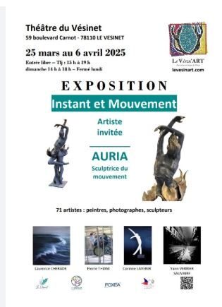 « Instant & mouvement » : Exposition organisée par l’association Le Vésin’ART_Le Vésinet