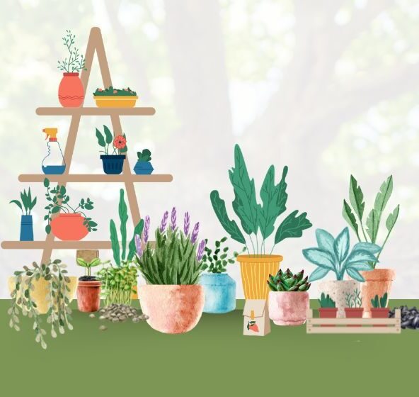 Visuel troc de plantes
