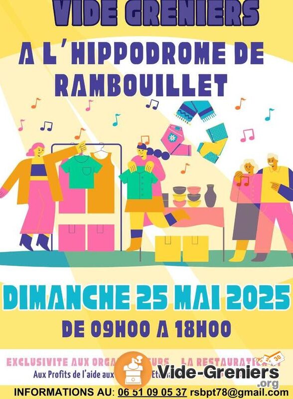Vide-greniers à l'Hippodrome de Rambouillet_Rambouillet