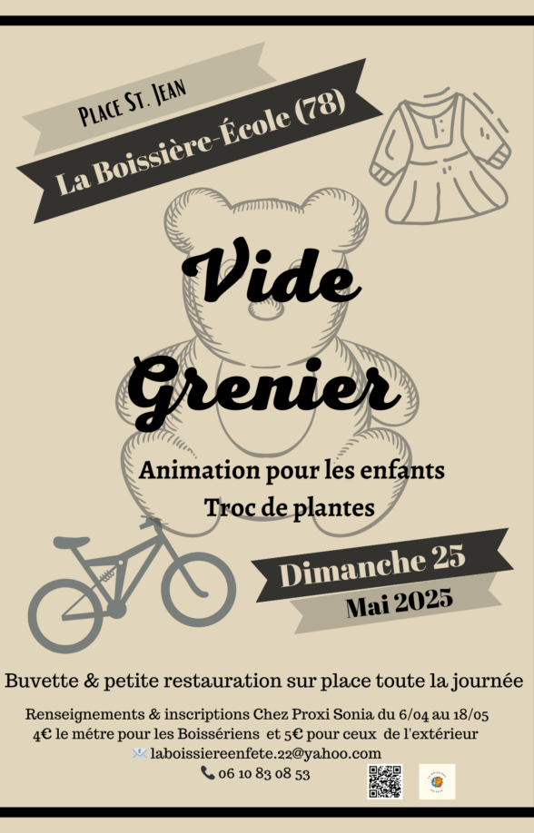 Vide greniers_La Boissière-École