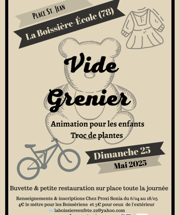 Vide greniers_La Boissière-École